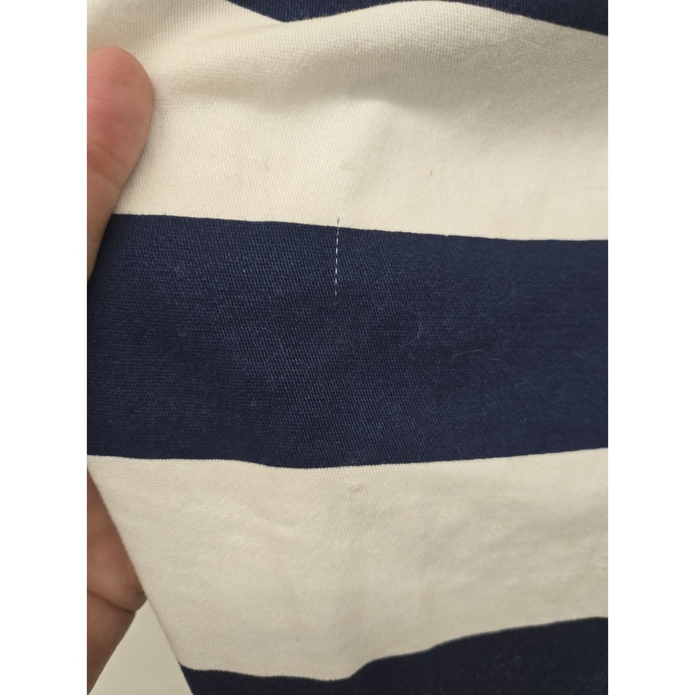 Eva Mendes New York Co. Navy & White Skirt Size 12, visible run line outside - Picture 2 of 11